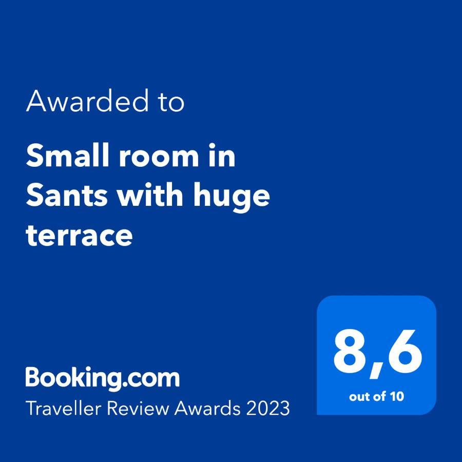 Small Room In Sants With Huge Terrace Barcelona Exterior photo